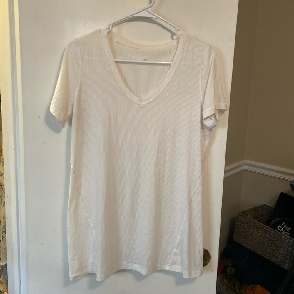 Lululemon Love Crew size 10 ribbed classic fit hip length